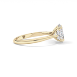 Oval Three Stone Lab Grown Diamond Engagement Ring