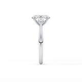 Oval Three Stone Lab Grown Diamond Engagement Ring