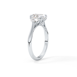 Oval Three Stone Lab Grown Diamond Engagement Ring