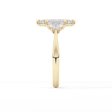 Marquise Three Stone Lab Grown Diamond Engagement Ring