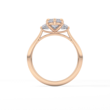 Marquise Three Stone Lab Grown Diamond Engagement Ring