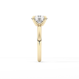 Round Solitaire Lab Grown Diamond Engagement Ring