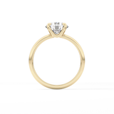 Round Solitaire Lab Grown Diamond Engagement Ring