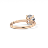 Round Solitaire Lab Grown Diamond Engagement Ring