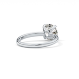 Round Solitaire Lab Grown Diamond Engagement Ring