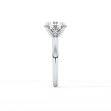 Round Solitaire Lab Grown Diamond Engagement Ring