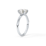 Round Solitaire Lab Grown Diamond Engagement Ring