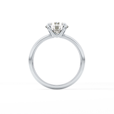 Round Solitaire Lab Grown Diamond Engagement Ring