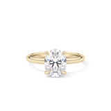 Oval Solitaire Lab Grown Diamond Engagement Ring
