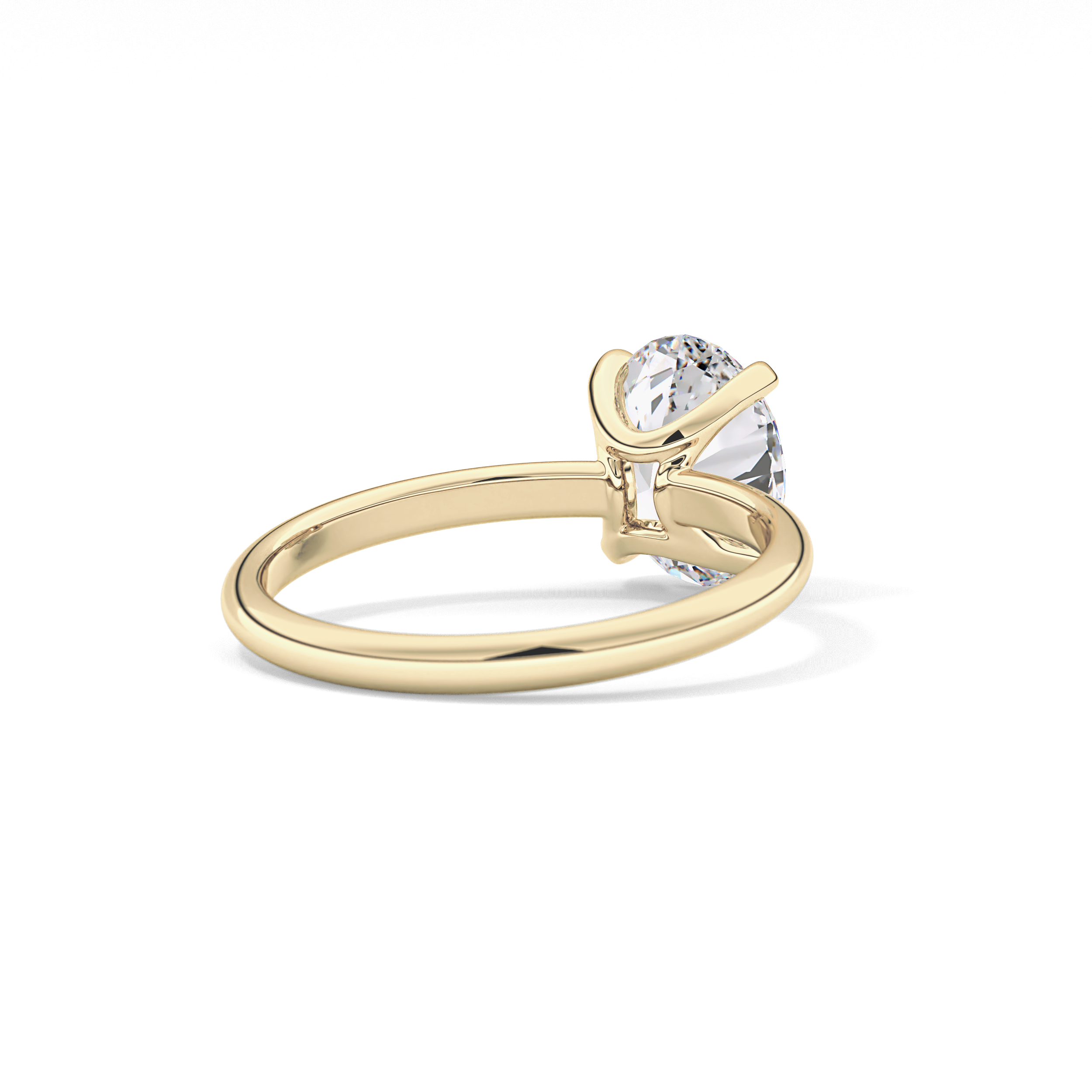 Oval Solitaire Lab Grown Diamond Engagement Ring