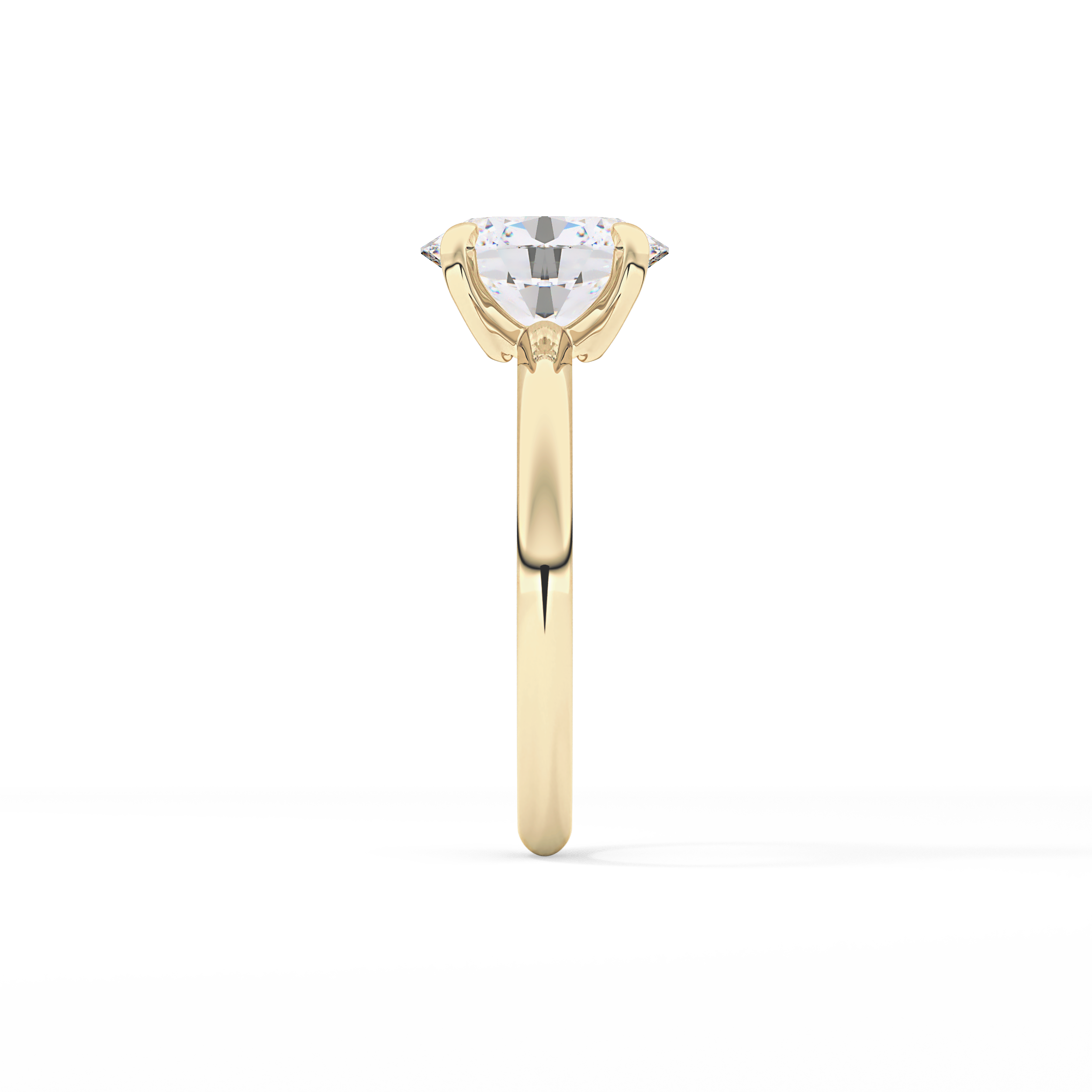 Oval Solitaire Lab Grown Diamond Engagement Ring