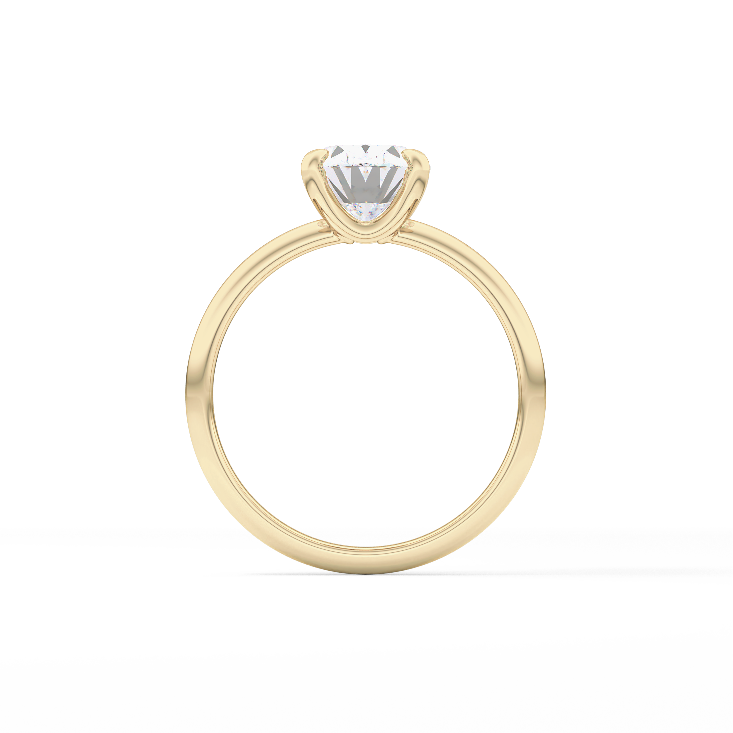 Oval Solitaire Lab Grown Diamond Engagement Ring