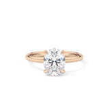 Oval Solitaire Lab Grown Diamond Engagement Ring