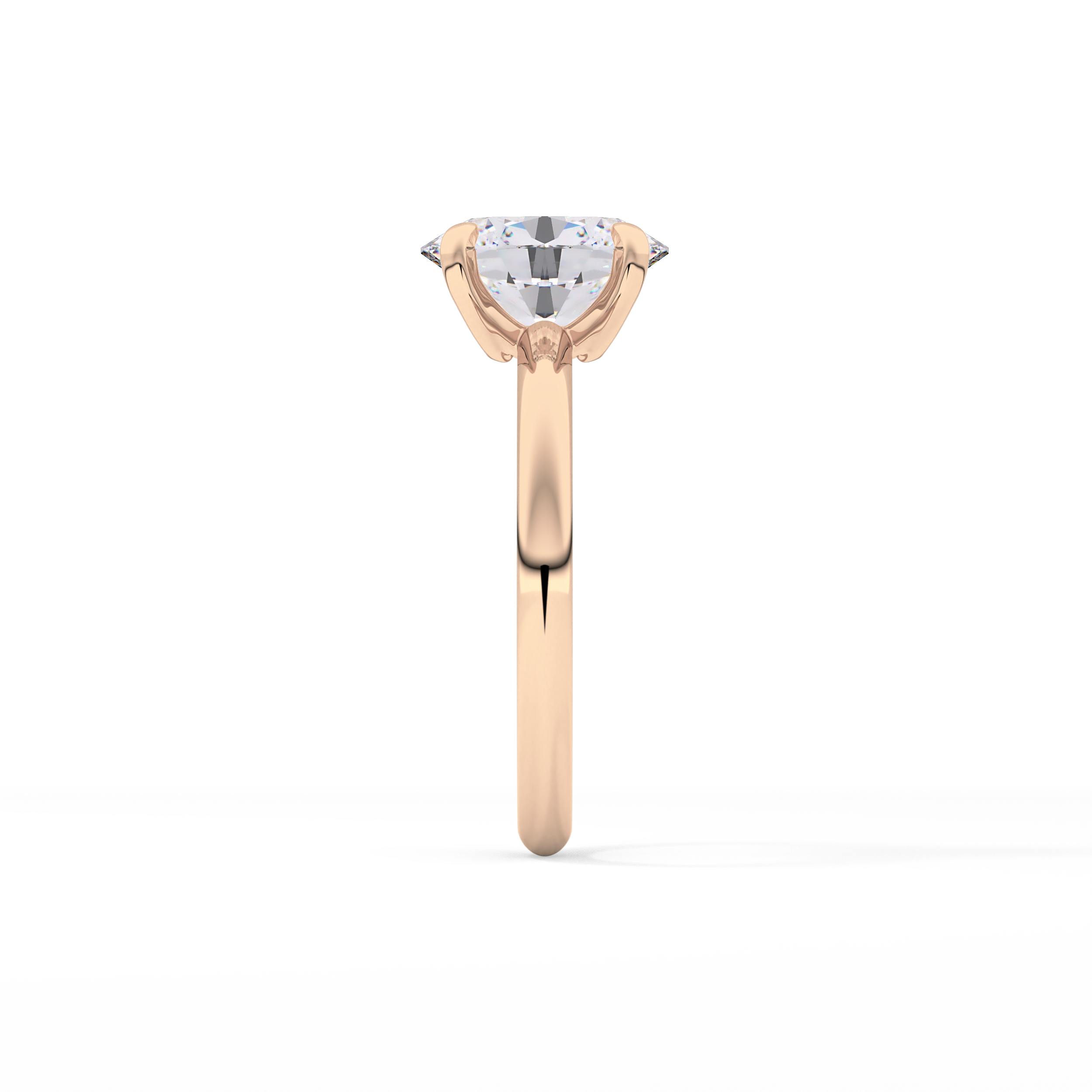 Oval Solitaire Lab Grown Diamond Engagement Ring
