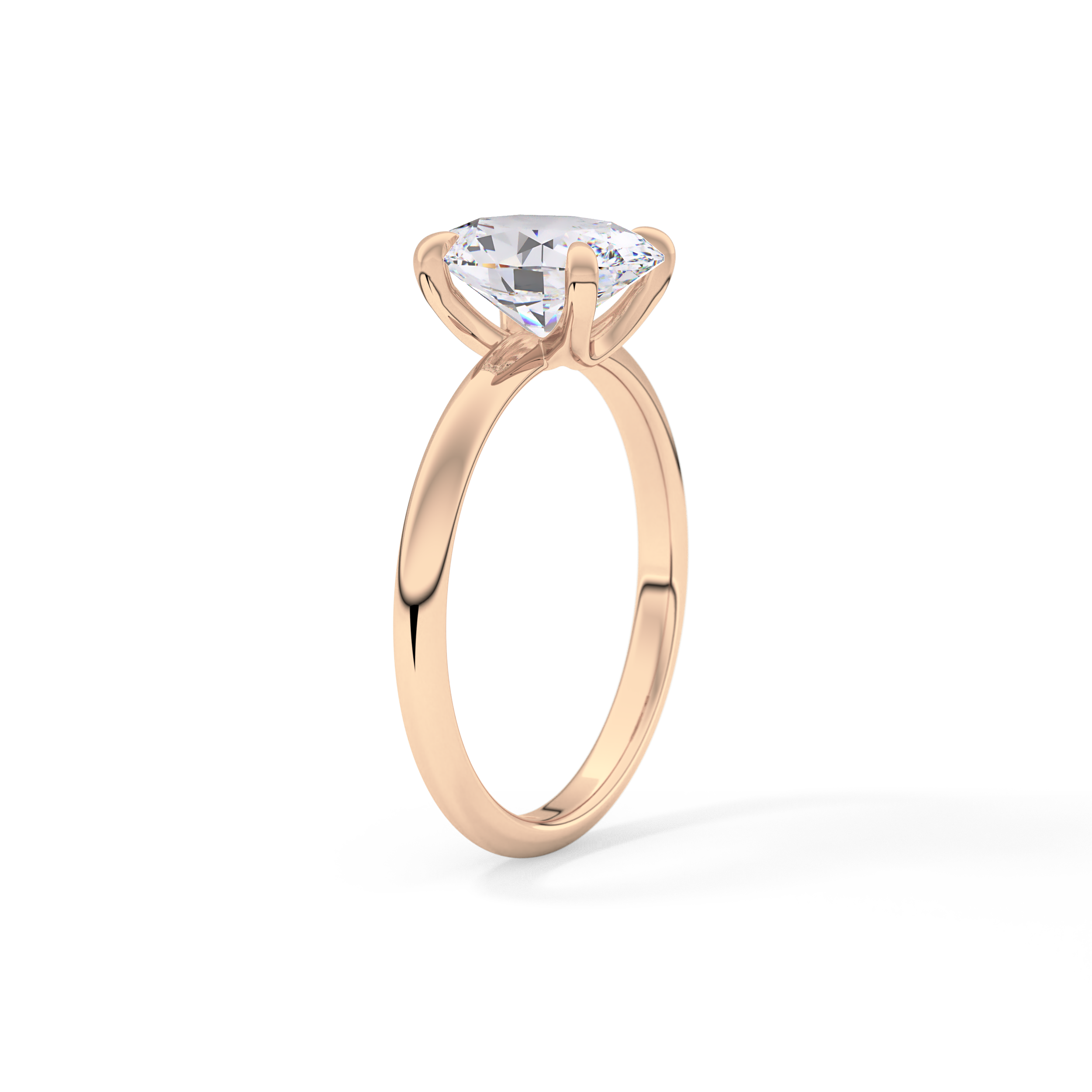 Oval Solitaire Lab Grown Diamond Engagement Ring