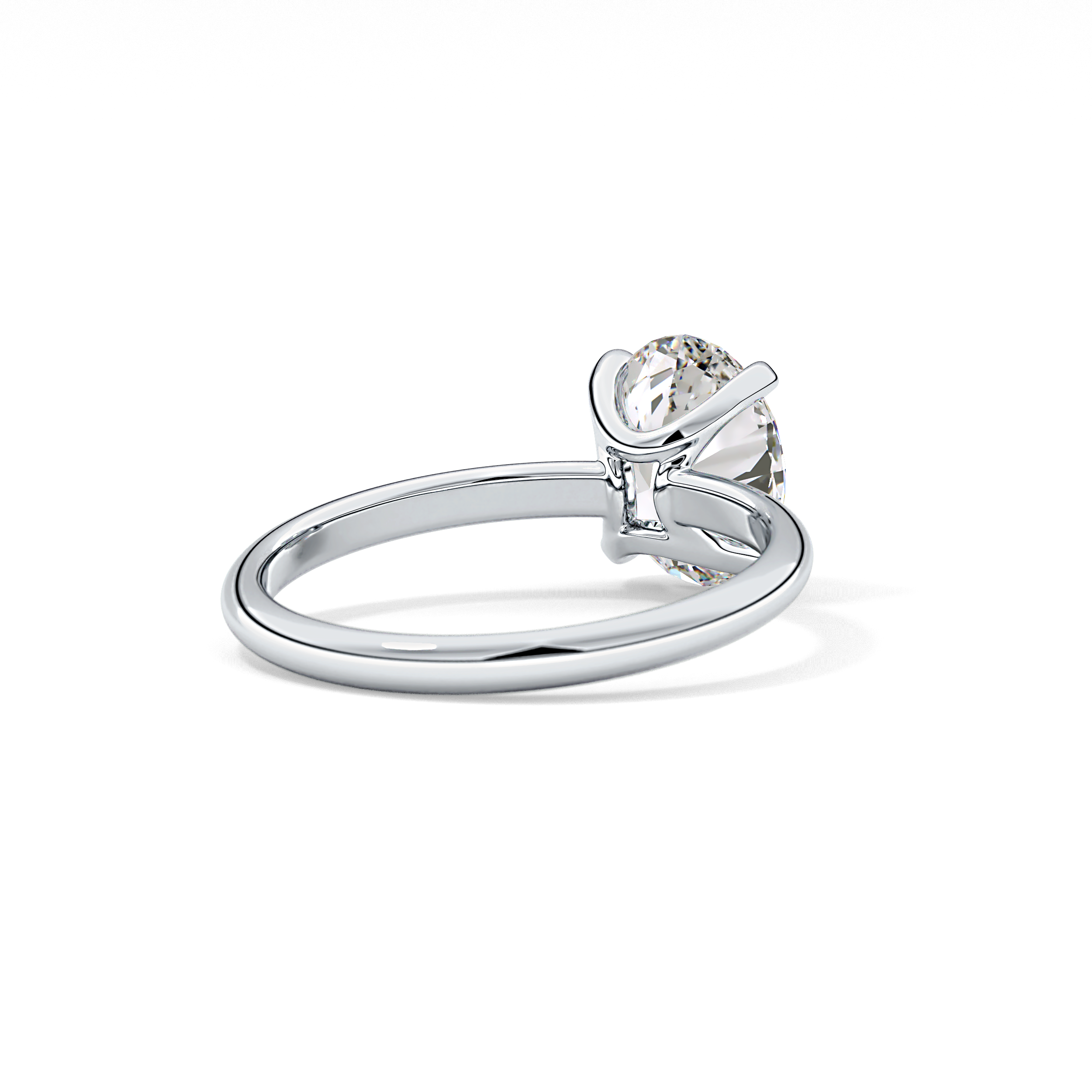 Oval Solitaire Lab Grown Diamond Engagement Ring