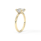 Asscher Solitaire Lab Grown Diamond Engagement Ring