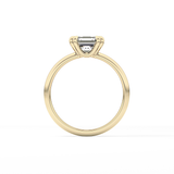 Asscher Solitaire Lab Grown Diamond Engagement Ring