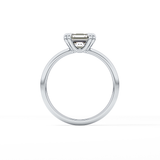 Asscher Solitaire Lab Grown Diamond Engagement Ring