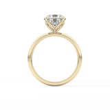 Round Solitaire Lab Grown Diamond Engagement Ring