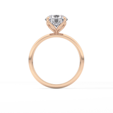 Round Solitaire Lab Grown Diamond Engagement Ring