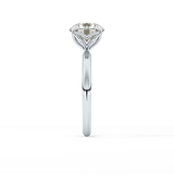 Round Solitaire Lab Grown Diamond Engagement Ring