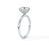Round Solitaire Lab Grown Diamond Engagement Ring