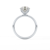Round Solitaire Lab Grown Diamond Engagement Ring