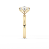 Round Solitaire Lab Grown Diamond Engagement Ring
