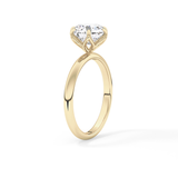 Round Solitaire Lab Grown Diamond Engagement Ring