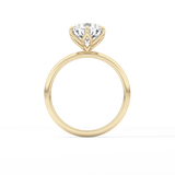 Round Solitaire Lab Grown Diamond Engagement Ring