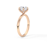 Round Solitaire Lab Grown Diamond Engagement Ring