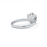 Round Solitaire Lab Grown Diamond Engagement Ring