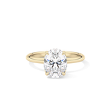 Oval Solitaire Lab Grown Diamond Engagement Ring