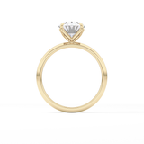 Oval Solitaire Lab Grown Diamond Engagement Ring