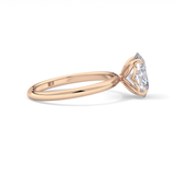 Oval Solitaire Lab Grown Diamond Engagement Ring