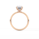 Oval Solitaire Lab Grown Diamond Engagement Ring