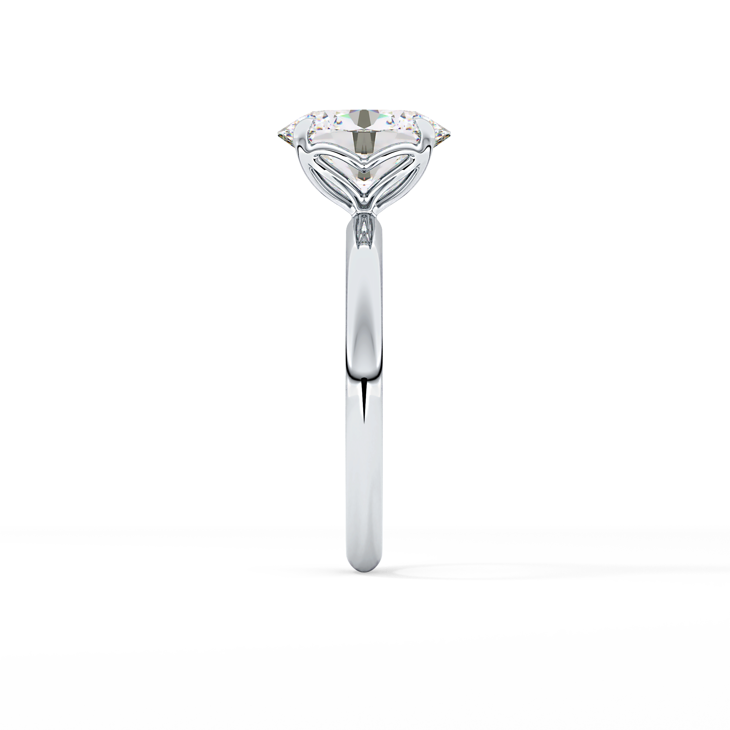 Oval Solitaire Lab Grown Diamond Engagement Ring