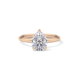 Pear Solitaire Lab Grown Diamond Engagement Ring