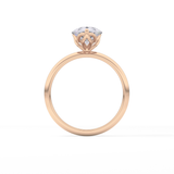 Pear Solitaire Lab Grown Diamond Engagement Ring