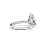 Pear Solitaire Lab Grown Diamond Engagement Ring