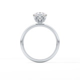 Pear Solitaire Lab Grown Diamond Engagement Ring