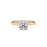 Cushion Solitaire Lab Grown Diamond Engagement Ring