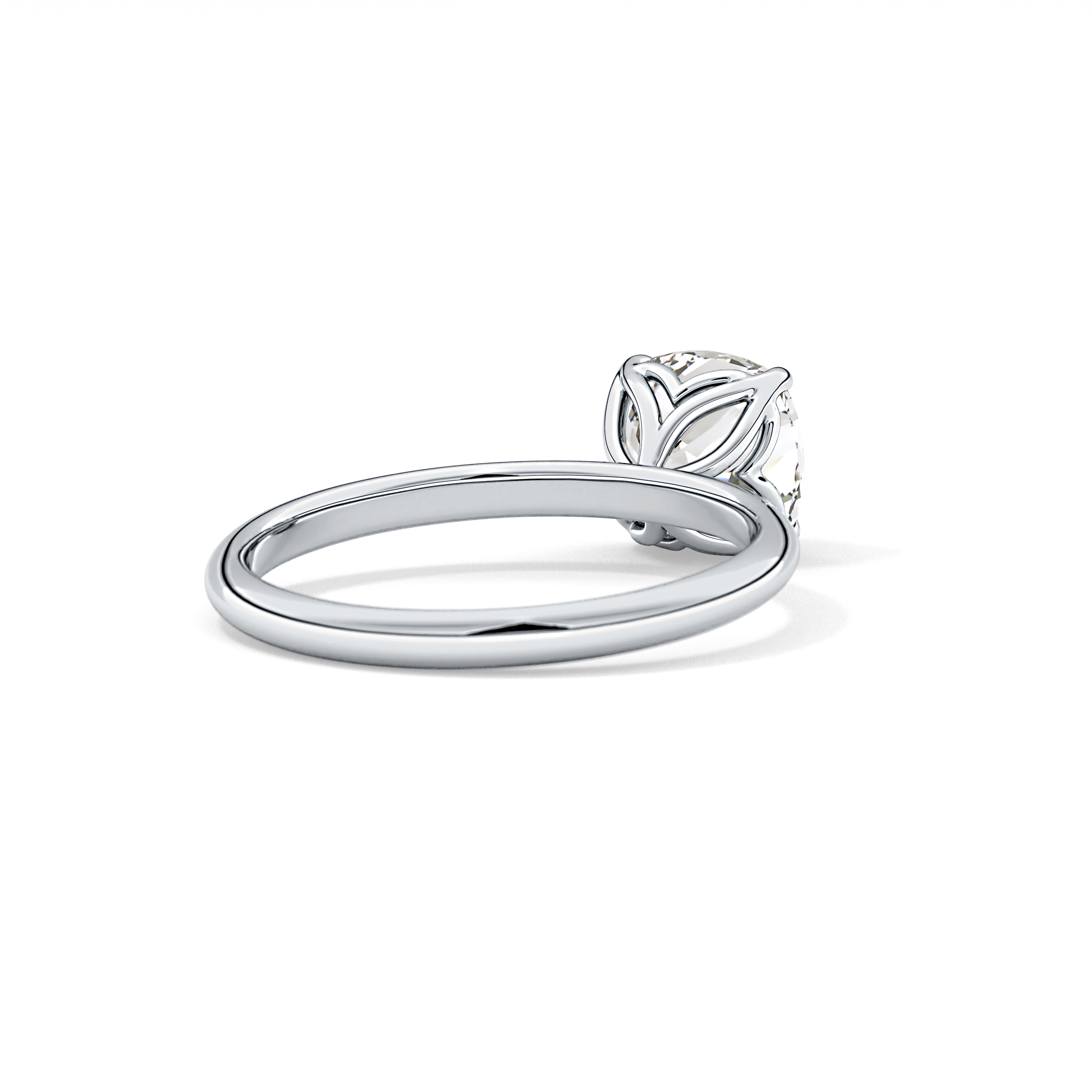 Cushion Solitaire Lab Grown Diamond Engagement Ring