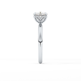 Cushion Solitaire Lab Grown Diamond Engagement Ring
