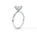 Cushion Solitaire Lab Grown Diamond Engagement Ring