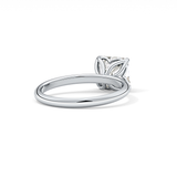 Asscher Solitaire Lab Grown Diamond Engagement Ring