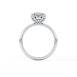 Asscher Solitaire Lab Grown Diamond Engagement Ring