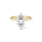 Marquise Solitaire Lab Grown Diamond Engagement Ring