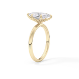 Marquise Solitaire Lab Grown Diamond Engagement Ring